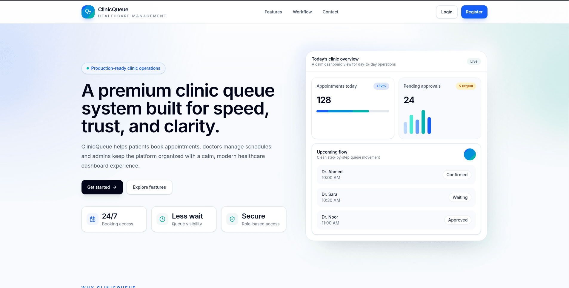 ClinicQueue – Medical Appointment & Queue Management System